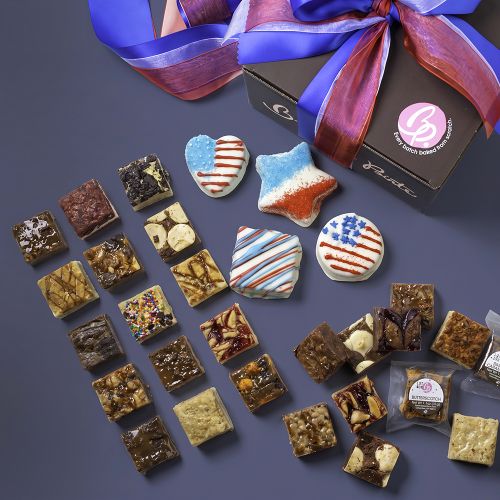 Red, White & Yum Brownies 