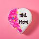 BrowniEmoji - #1 Mom Heart Plaque