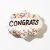 BrowniEmoji - Congrats Plaque