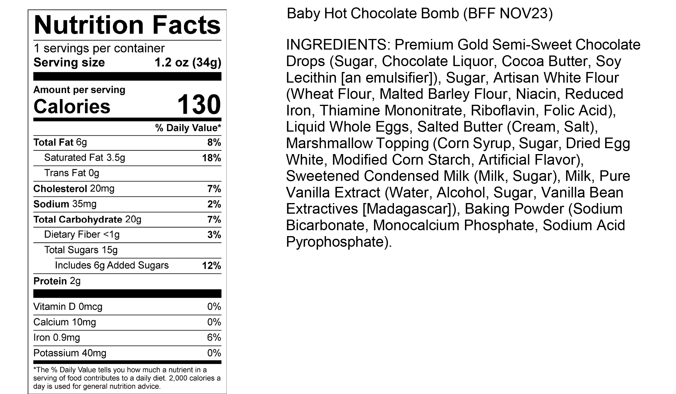 Nutritional Information